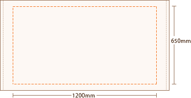 全面プリントバスタオル 1000匁