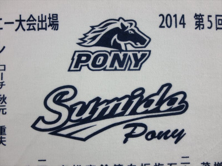 Sumida　Pony　2014様 オリジナルタオル製作実績の画像02