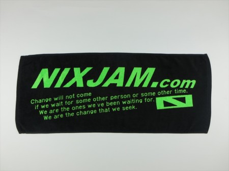 NIX JAM.com（5配色パターン）様 オリジナルタオル製作実績