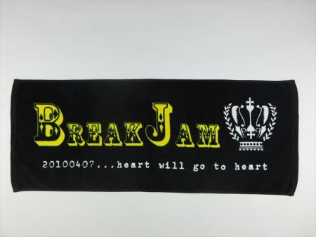 Break JAM様 オリジナルタオル製作実績