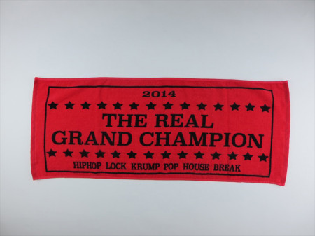 THE REAL GRAND CHAMPION様 オリジナルタオル製作実績