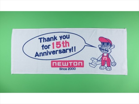 NEWTON　15th　Anniversary様 オリジナルタオル製作実績