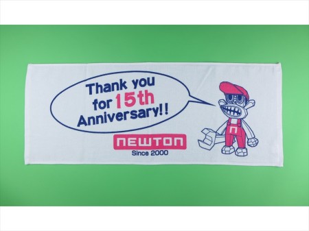 NEWTON　15th　Anniversary様 オリジナルタオル製作実績の画像01