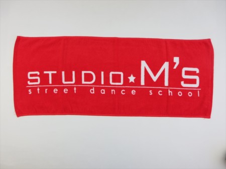 ＳＴＵＤＩＯ　Ｍ’Ｓ　（赤）様 オリジナルタオル製作実績