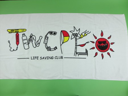 LIFE SAVING CLUB様 オリジナルタオル製作実績の画像03