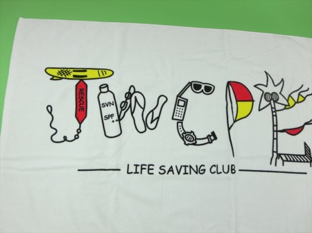 LIFE SAVING CLUB様 オリジナルタオル製作実績