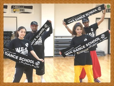 WES DANCE SCHOOL様 オリジナルタオル製作実績