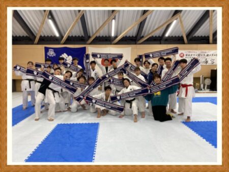 KANSAI UNIVERSITY KARATE TEAM様 オリジナルタオル製作実績