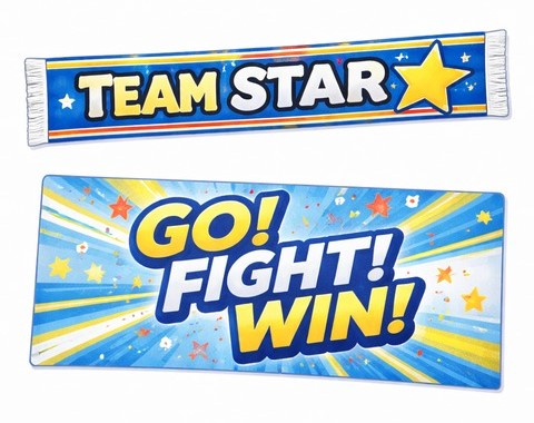 スポーツタオルとマフラータオル